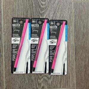 NEW 3X Maybelline Master Precise Skinny Waterproof Eyeliner- black ( Firm Price)